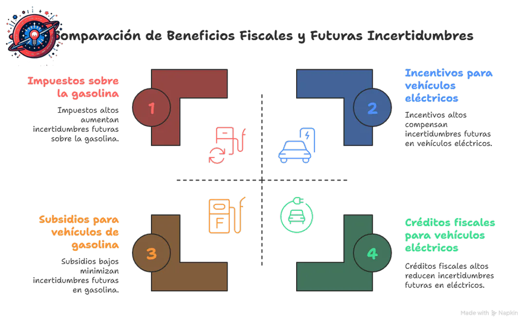 Comparativa impuestos seguros coche eléctrico vs gasolina TCO 2025 Comparativa impuestos seguros coche eléctrico vs gasolina TCO 2025