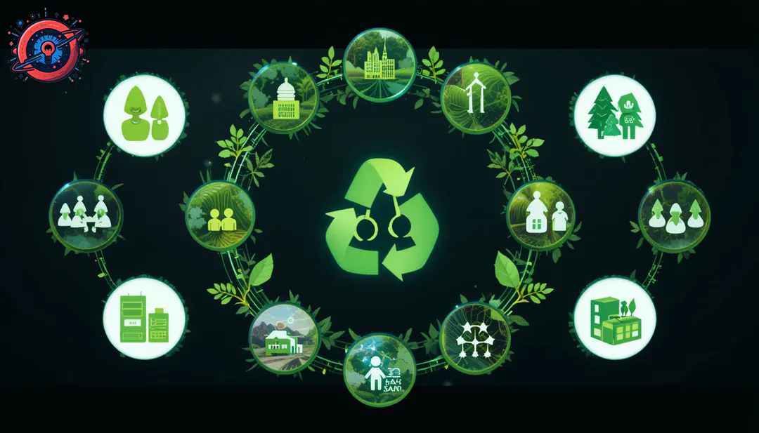 Infografía explicando modelos de negocio circulares clave para startups sostenibles en 2025 como producto como servicio, reparación y reciclaje Infografía explicando modelos de negocio circulares clave para startups sostenibles en 2025 como producto como servicio, reparación y reciclaje