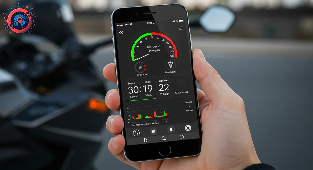 Aplicación móvil monitoreo sensores motocicleta PdM. Aplicación móvil monitoreo sensores motocicleta PdM.
