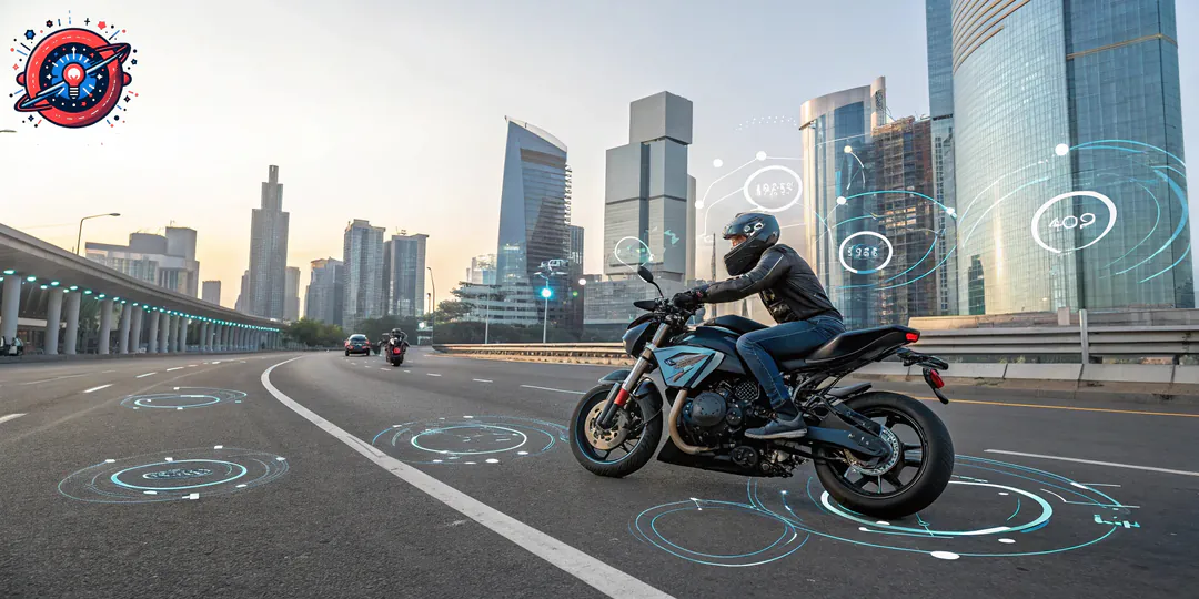 Futuro de la seguridad en moto con sistemas ARAS avanzados y conectividad V2X. Futuro de la seguridad en moto con sistemas ARAS avanzados y conectividad V2X.