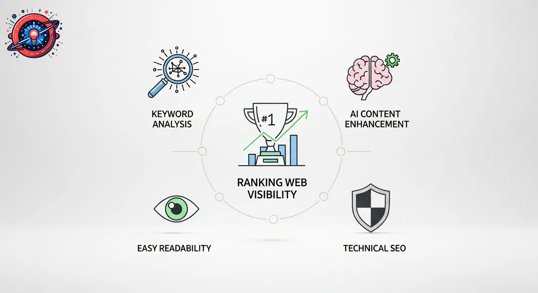 Pilares funcionales de IA para SEO avanzado análisis de palabras clave mejora de contenido legibilidad y optimización técnica web Pilares funcionales de IA para SEO avanzado análisis de palabras clave mejora de contenido legibilidad y optimización técnica web